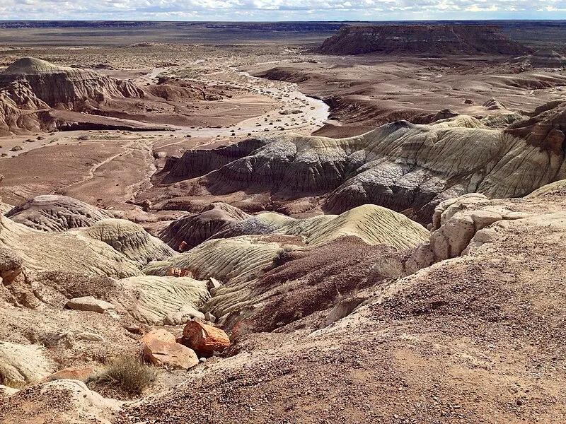 Off the Beaten Path Billings Gap Overlook Route Stop 5, Petrified Forest National Park