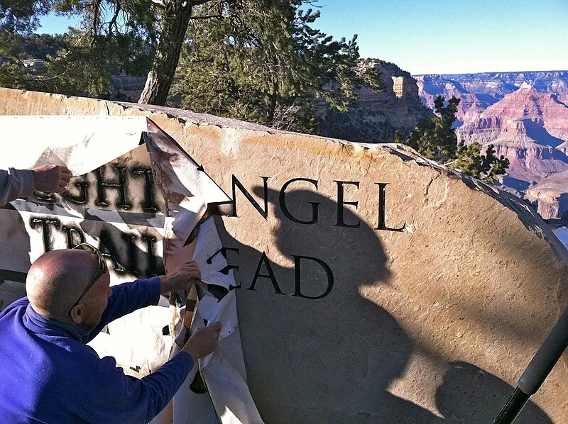 Hermit Road - Bus Transfer Station - Village (blue) Route, Grand Canyon National Park
